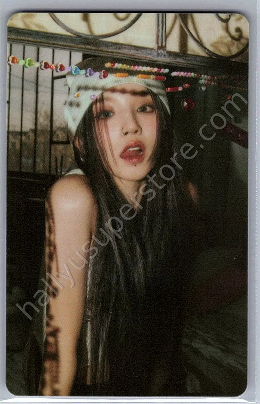i-dle - Yuqi - I Feel cat version poca album pvc card qr card