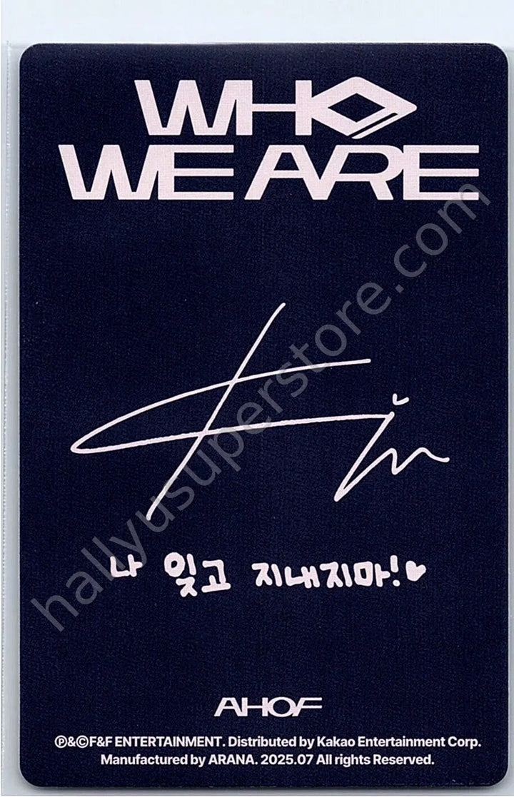 AHOF - Steven - AHOF - Steven - WHO WE ARE Album jewel case version album photocard