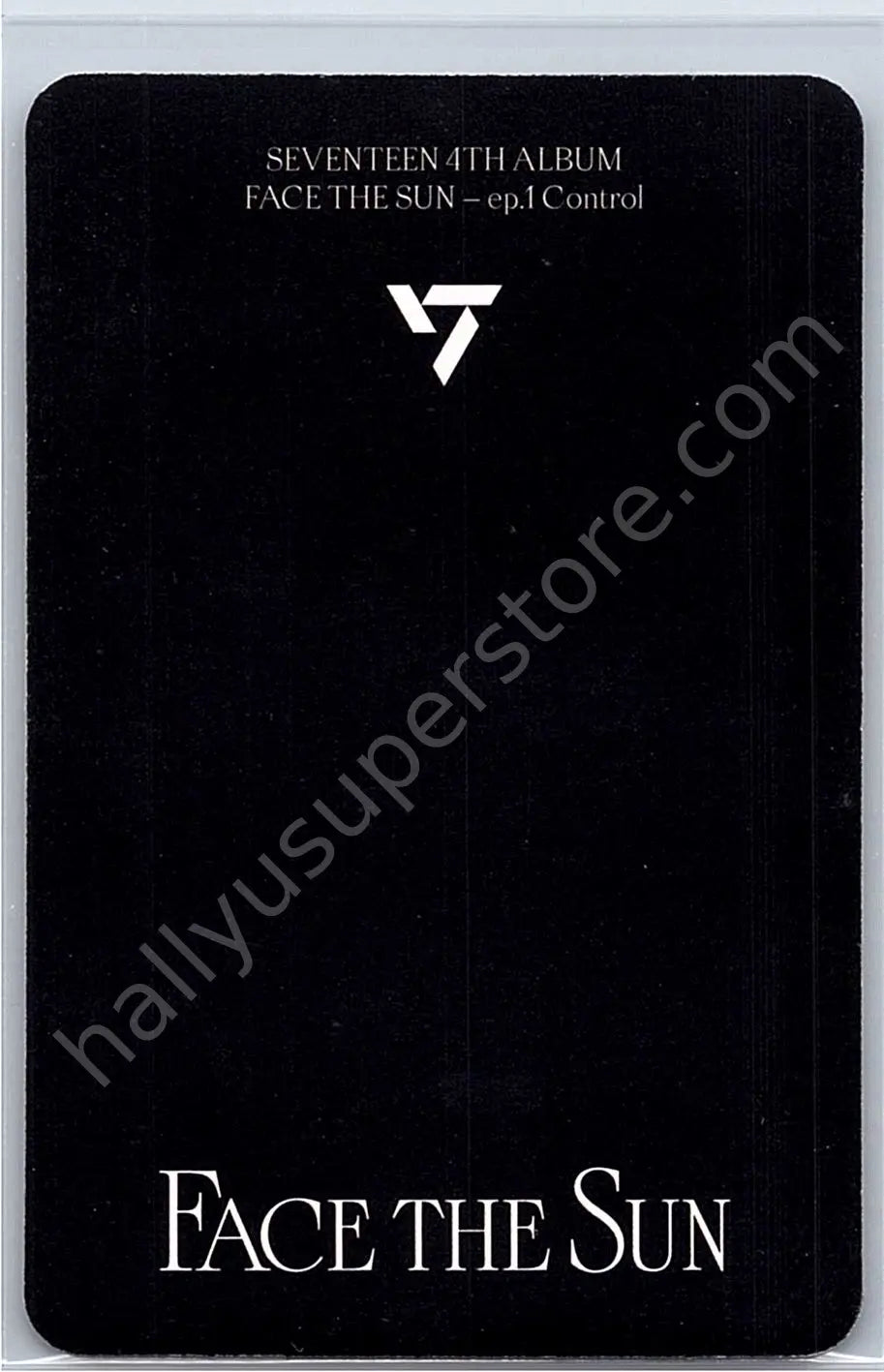 SEVENTEEN - Seungkwan - Face the Sun album photocard control version