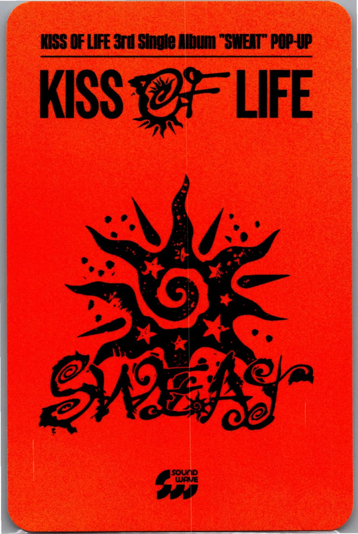 KISS OF LIFE "SWEAT" - Soundwave POP-UP Store Lucky Draw Event Photocard [26.08.05]