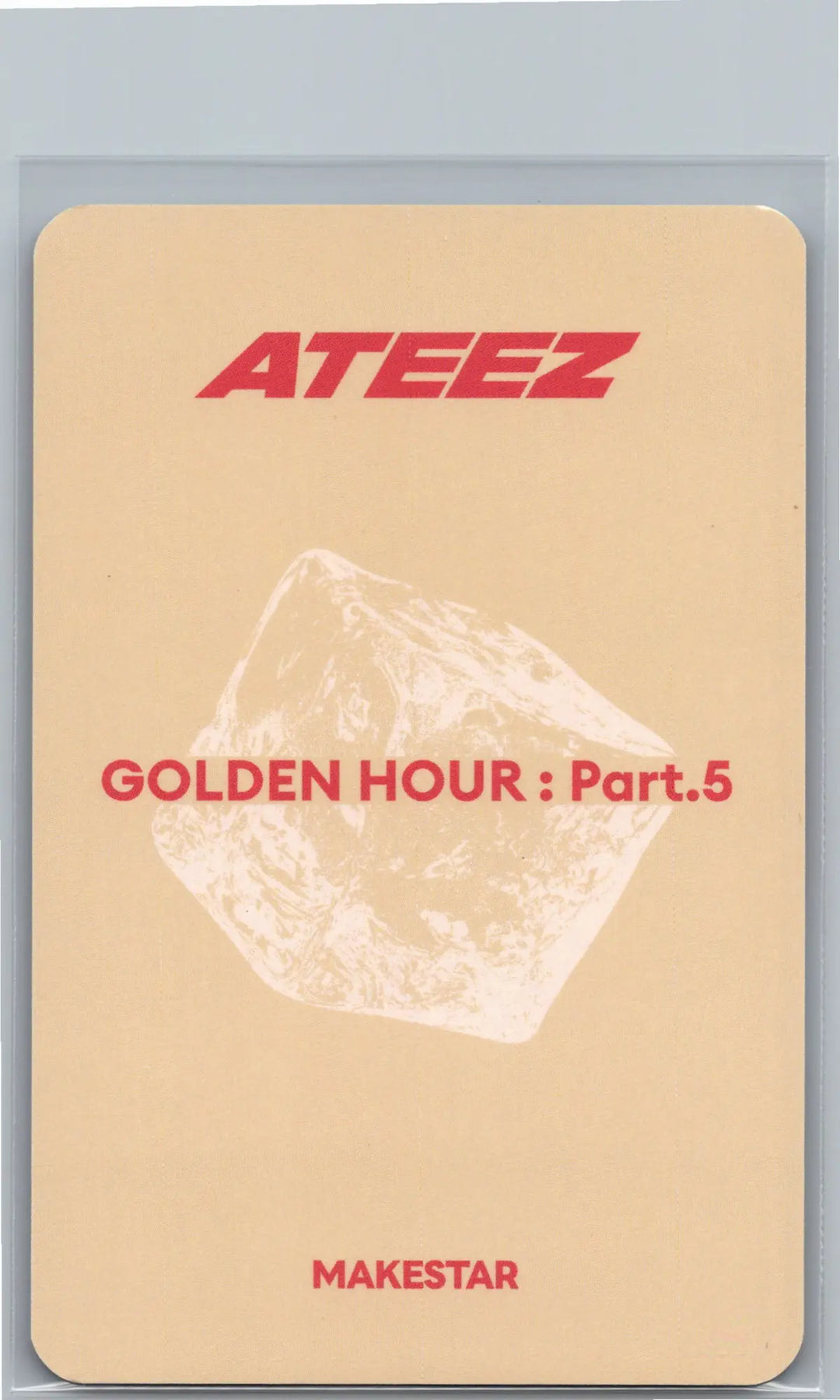 ATEEZ "GOLDEN HOUR : Part.5" - Makestar Pre-Order Benefit Photocard (CDP Ver.) [26.07.08]