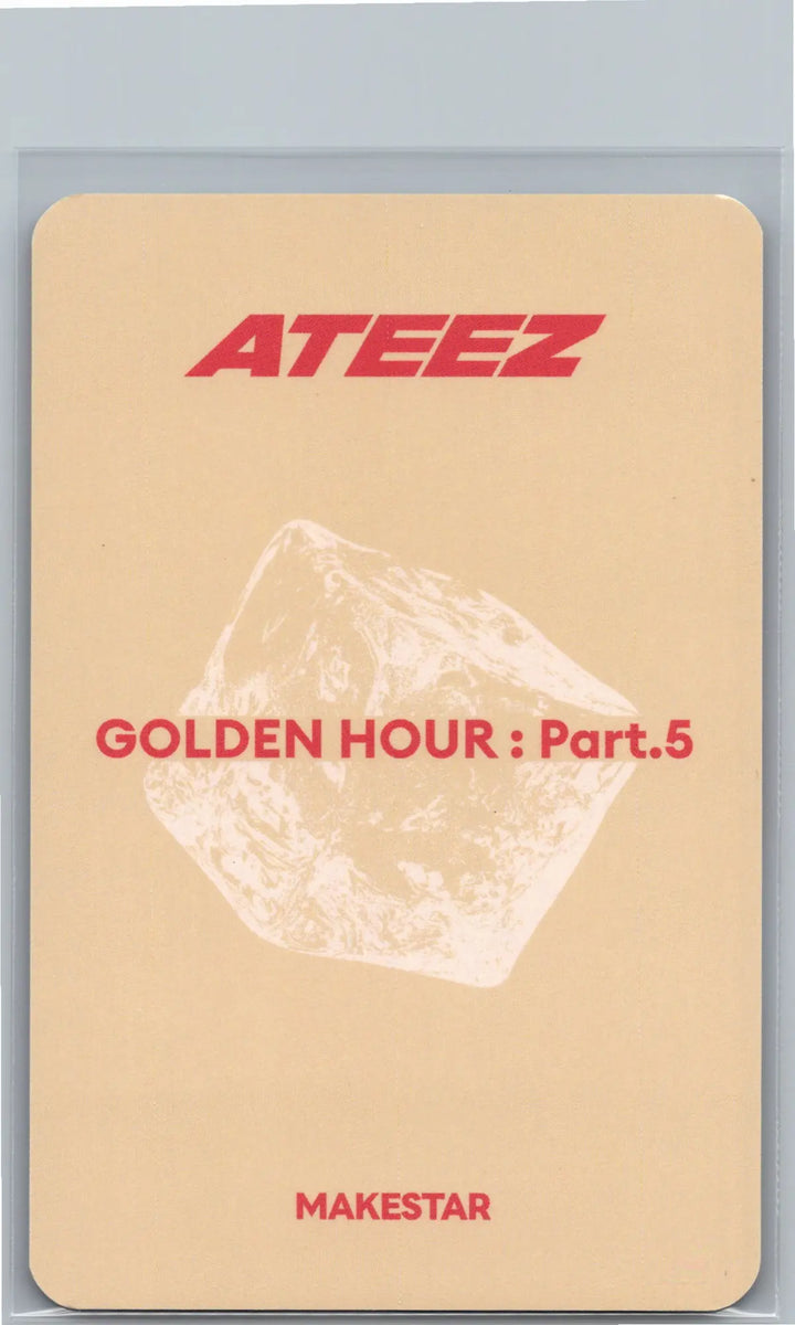 ATEEZ "GOLDEN HOUR : Part.5" - Makestar Pre-Order Benefit Photocard (CDP Ver.) [26.07.08]