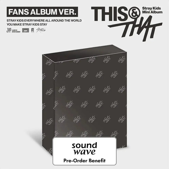 [Pre-Order] Stray Kids - THIS &amp; THAT (FANS ALBUM VER.) + Pre-Order benefit (Choose Version)