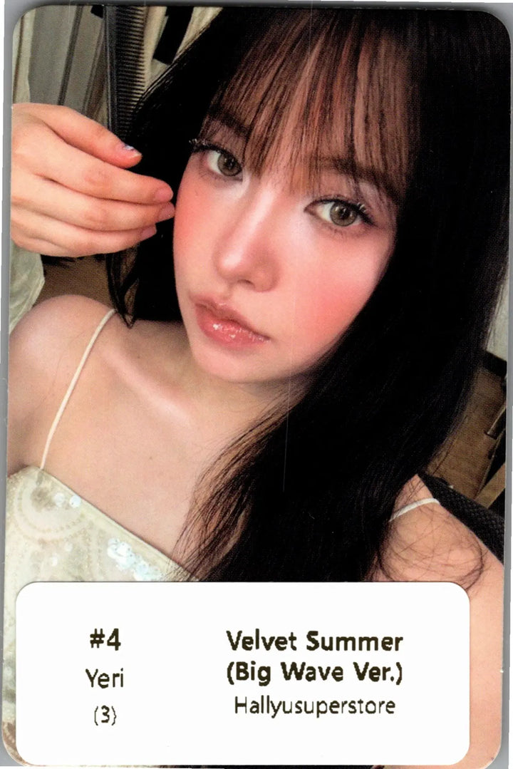 Red Velvet "Velvet Summer" - Official Photocard (Big Wave Ver.) [26.08.04]
