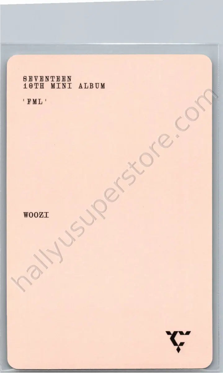 SEVENTEEN - Woozi - FML