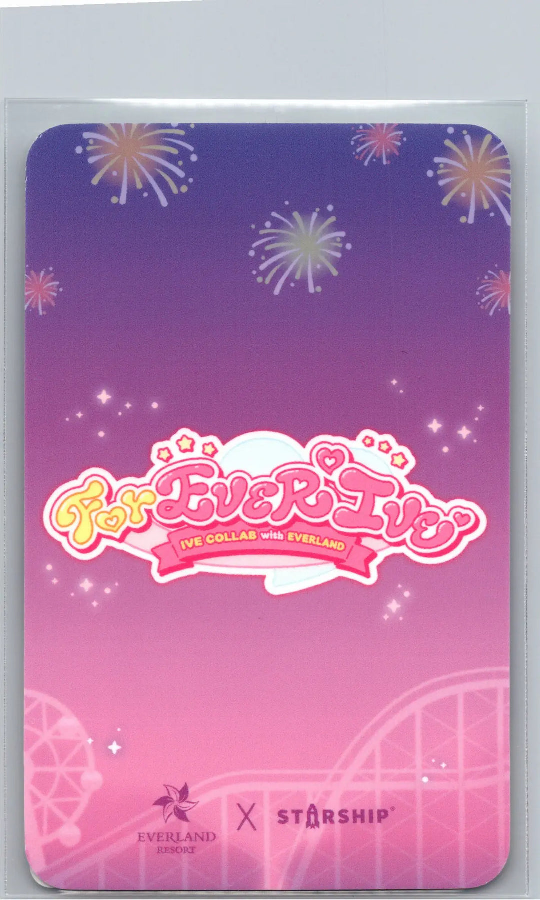 IVE - IVE COLLAB with EVERLAND <ForEVER IVE> POP-UP Store Photopass Special Reward Random Photocard [26.07.02]