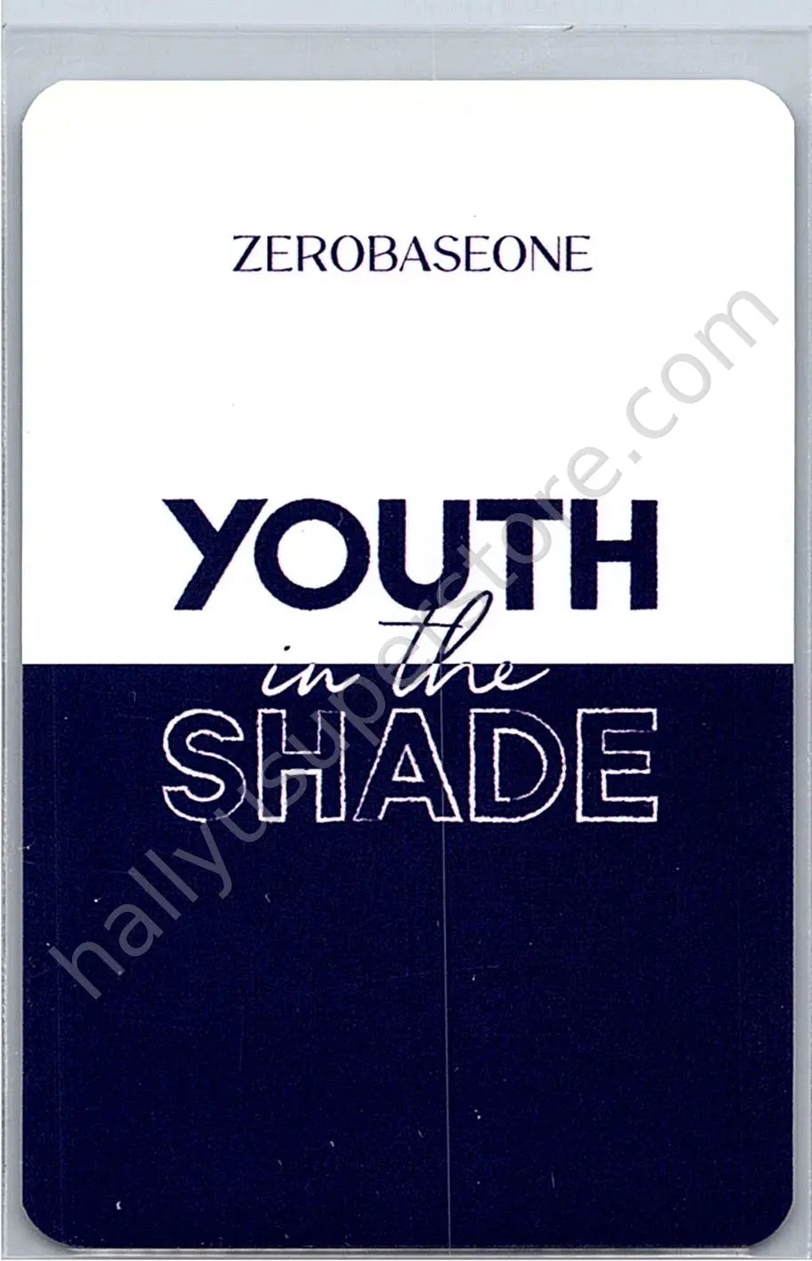ZEROBASEONE - Hao - Youth in the Shade jump up lucky draw (LD) photobook version