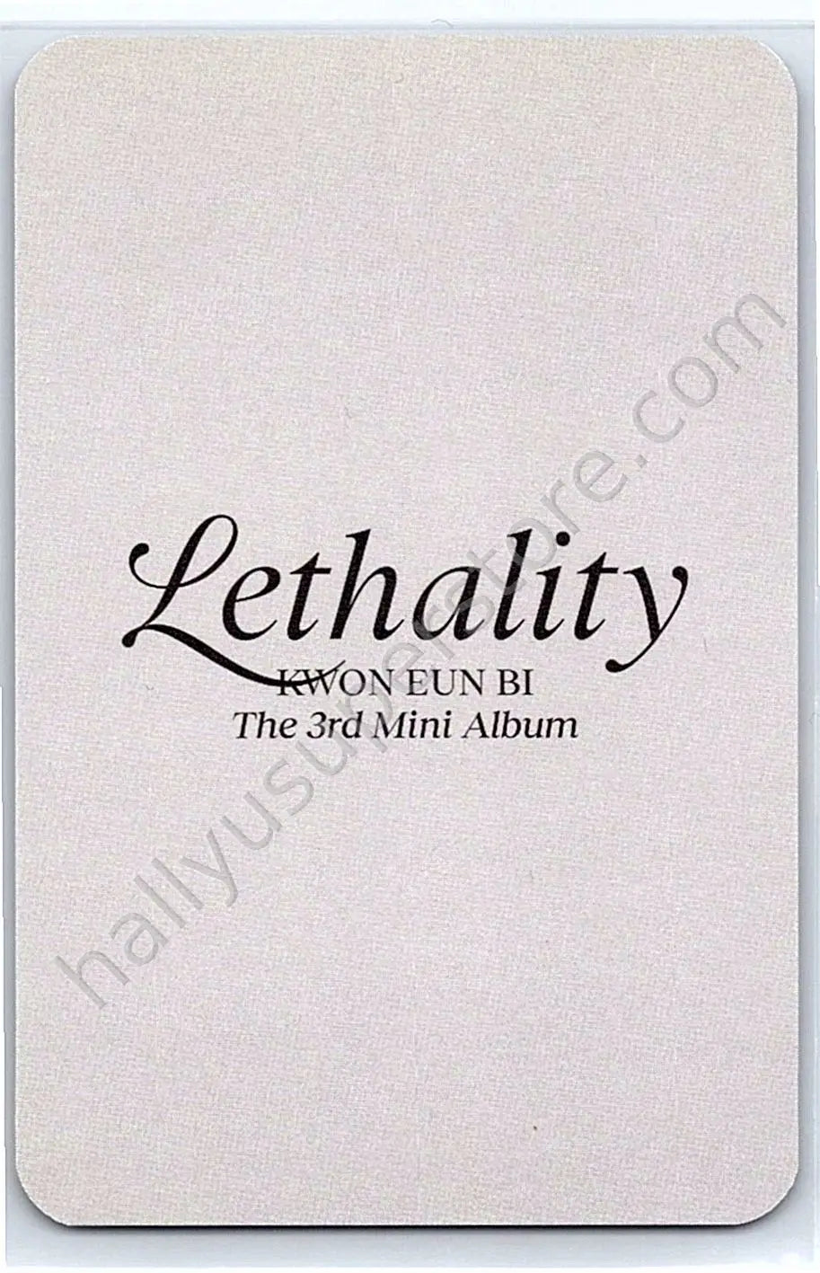 Kwon Eunbi - Kwon Eunbi - Kwon Eunbi - Kwon Eunbi - Lethality Album music korea round 2