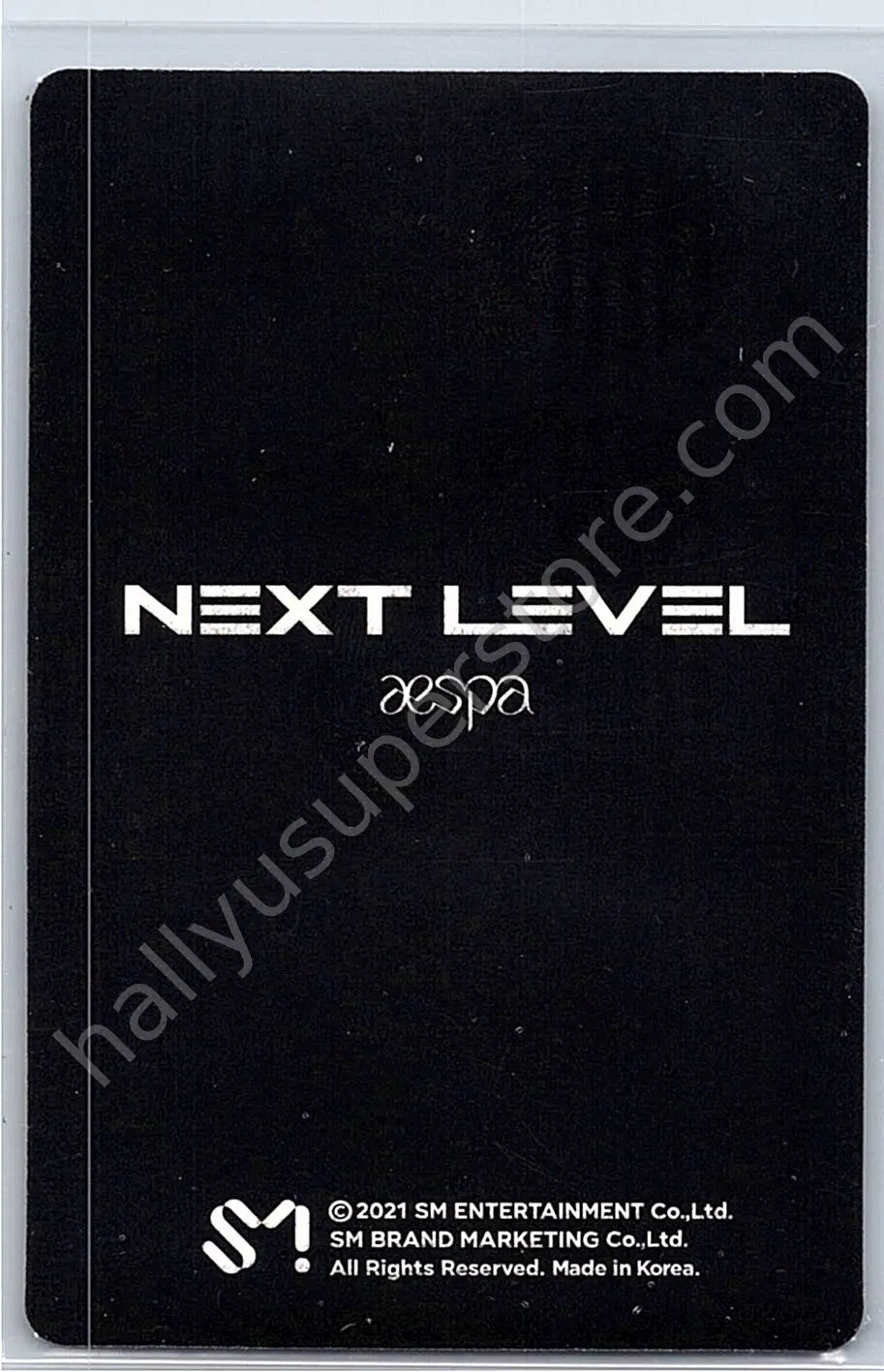 aespa - Karina - Next Level magnet merch photocard