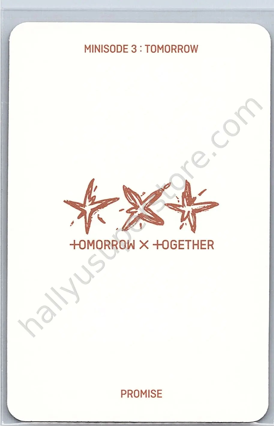 TOMORROW X TOGETHER - Yeonjun - Minisode 3: Tomorrow album photocard promise version