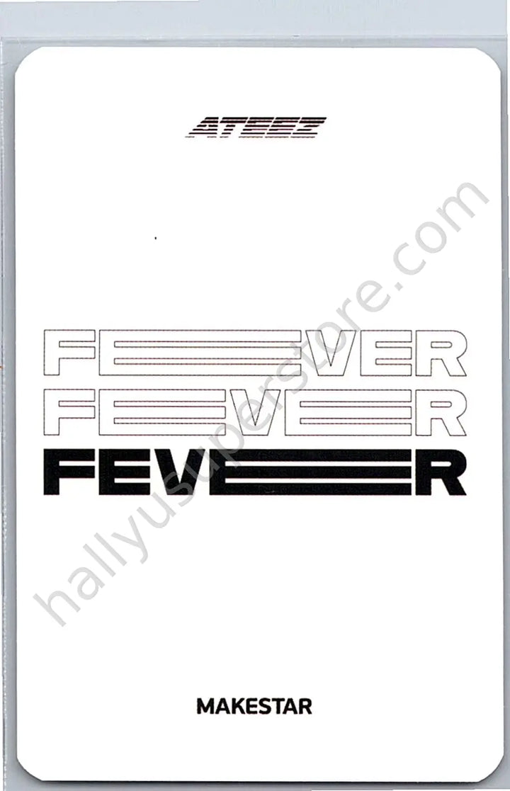 ATEEZ - San - ZERO : FEVER Part.2 Album makestar lucky draw