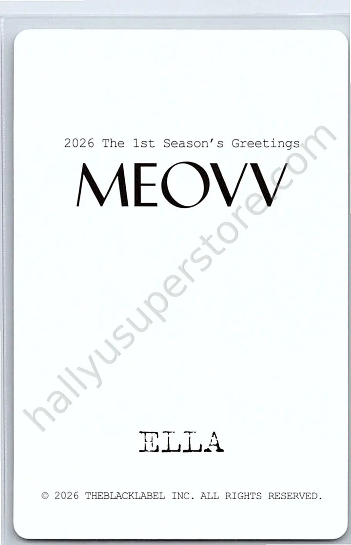 MEOVV - Ella - 2026 Season’s Greetings season&