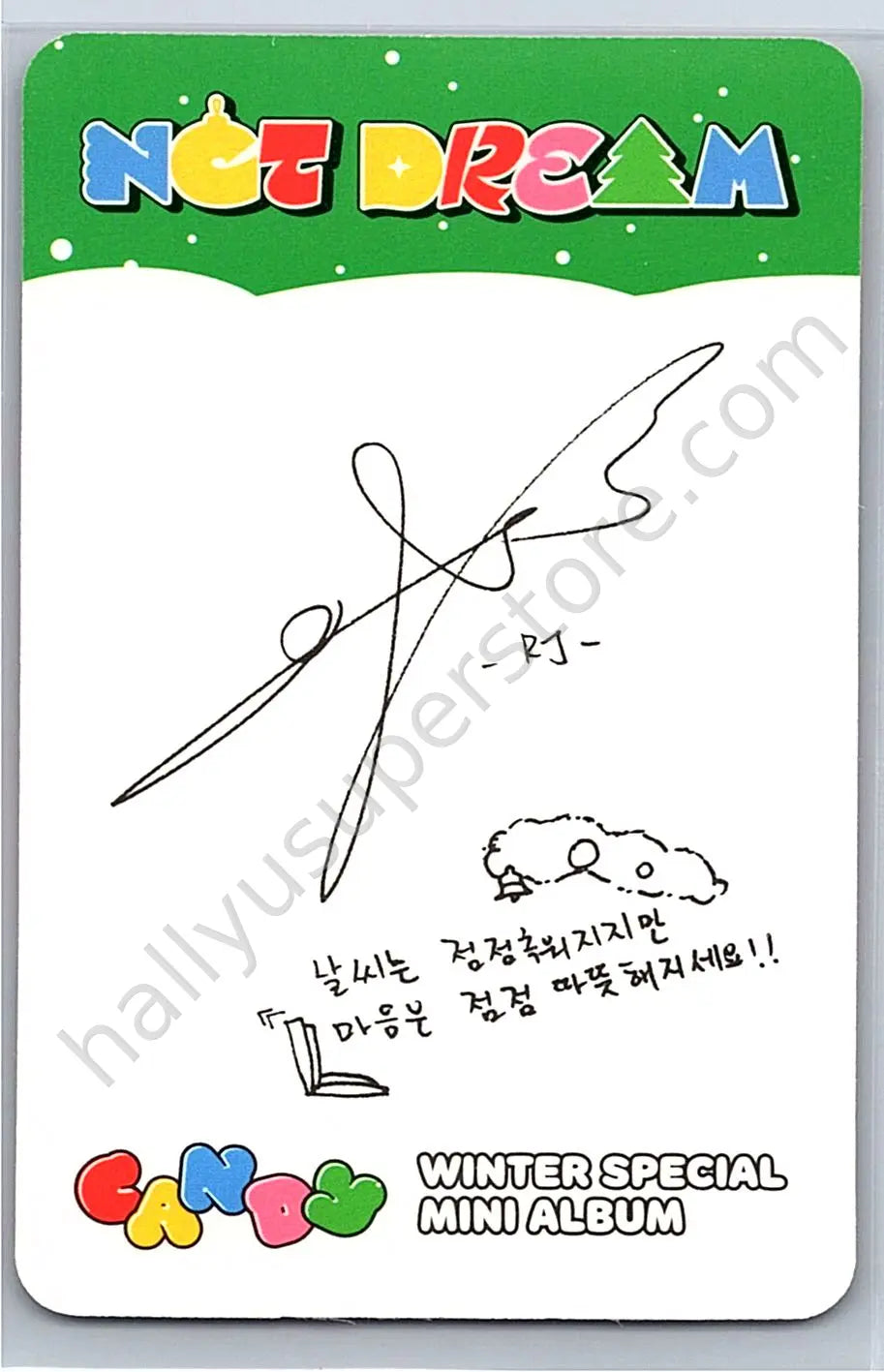NCT DREAM - Renjun - Candy album photocard photobook version