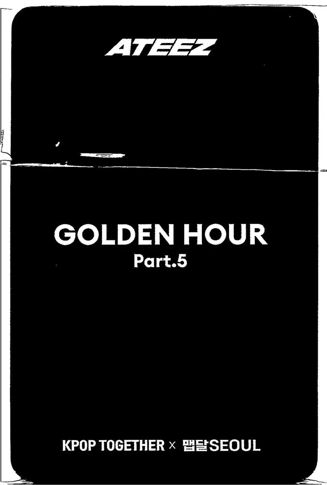 ATEEZ "GOLDEN HOUR : Part.5" - KPOP-TOGETHER X 맵달SEOUL Lucky Draw Event Photocard [26.07.28]