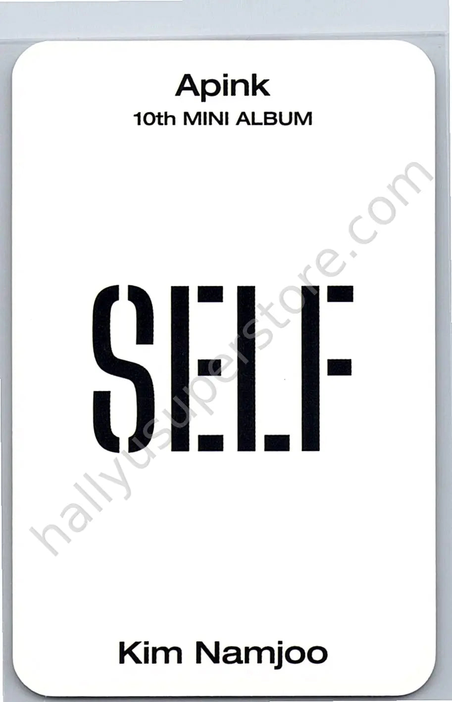 Apink - Namjoo - Apink - Namjoo - SELF Album album photocard poca album natural version
