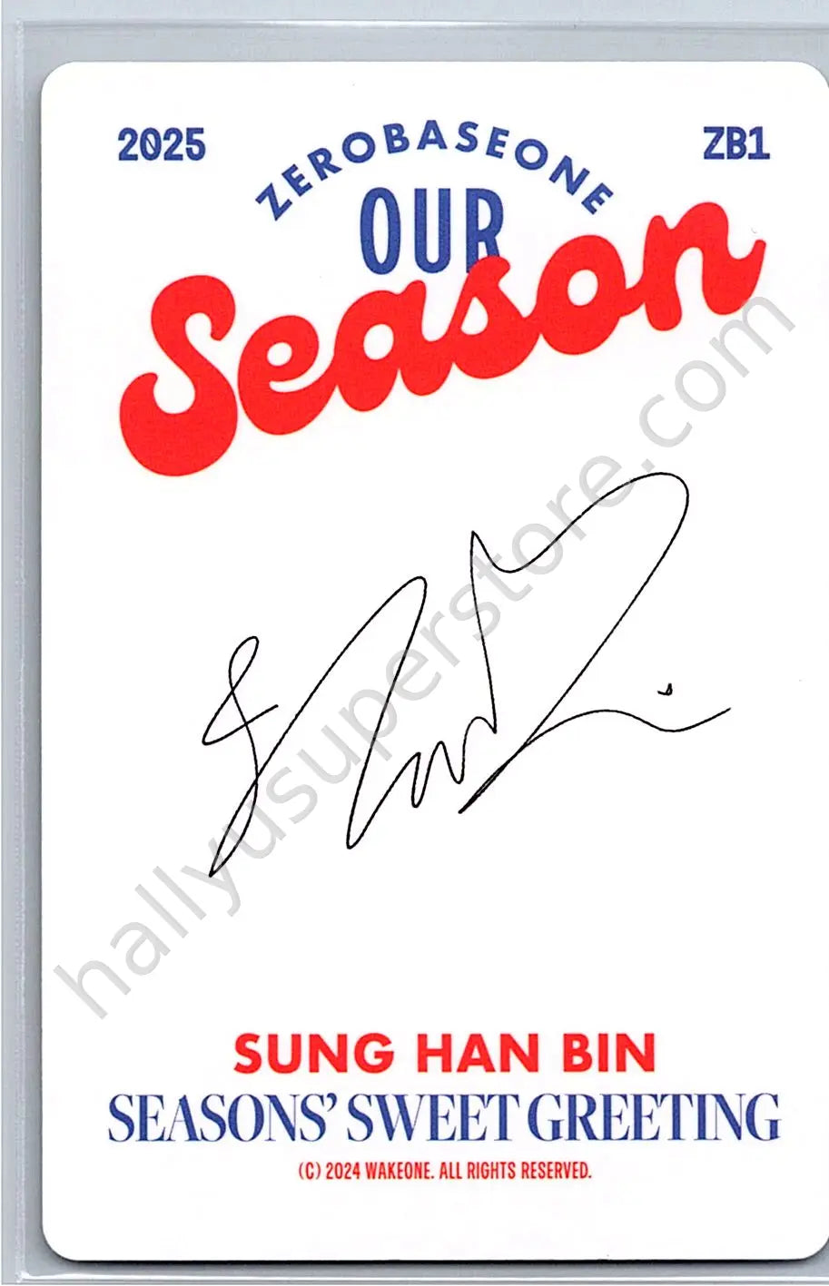 ZEROBASEONE - Hanbin - 2025 Seasons Greetings &
