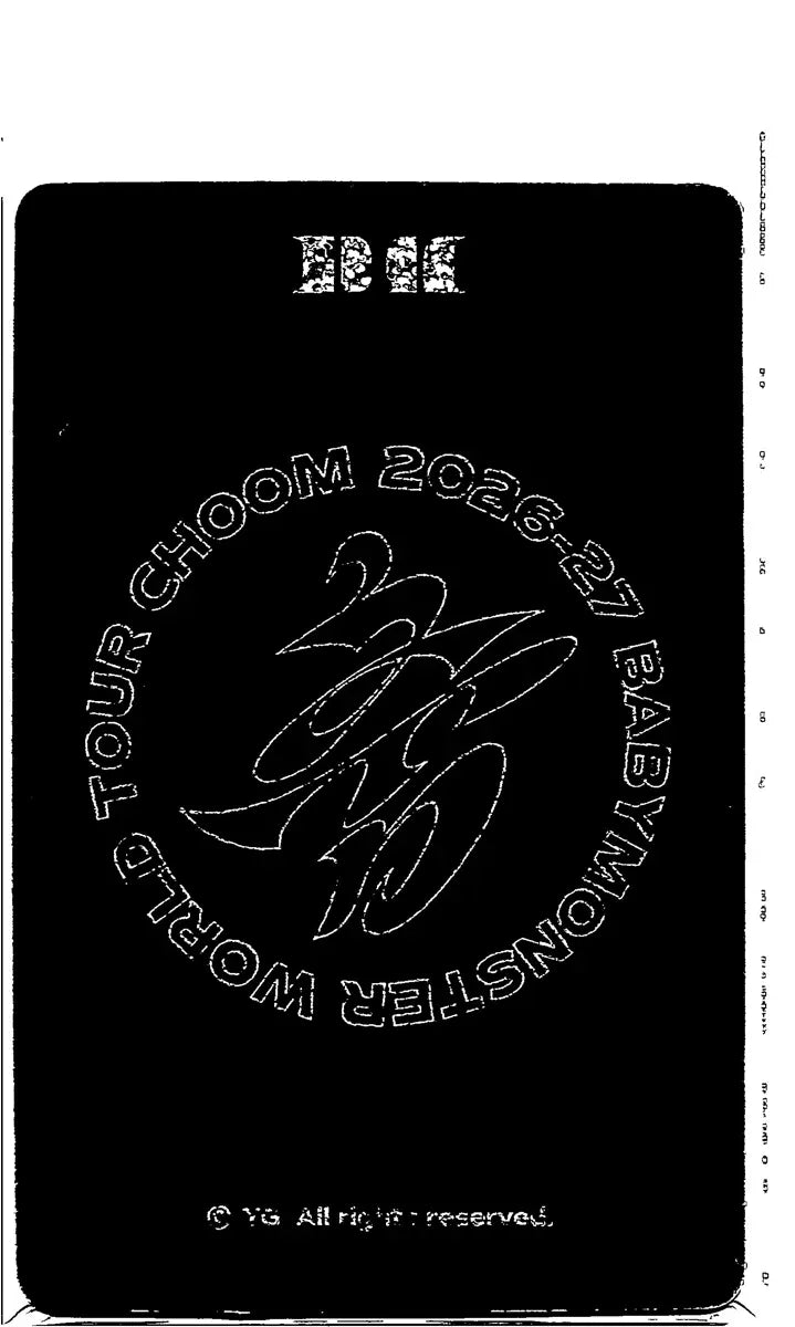 BABYMONSTER -"2026-27 BABYMONSTER WORLD TOUR" [CHOOM] Pop-Up Store Random Trading Photocard (2) [26.06.22]