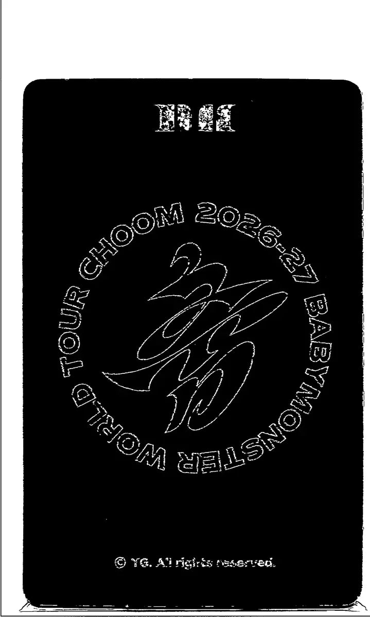 BABYMONSTER -"2026-27 BABYMONSTER WORLD TOUR" [CHOOM] Pop-Up Store Random Trading Photocard (1) [26.06.22]