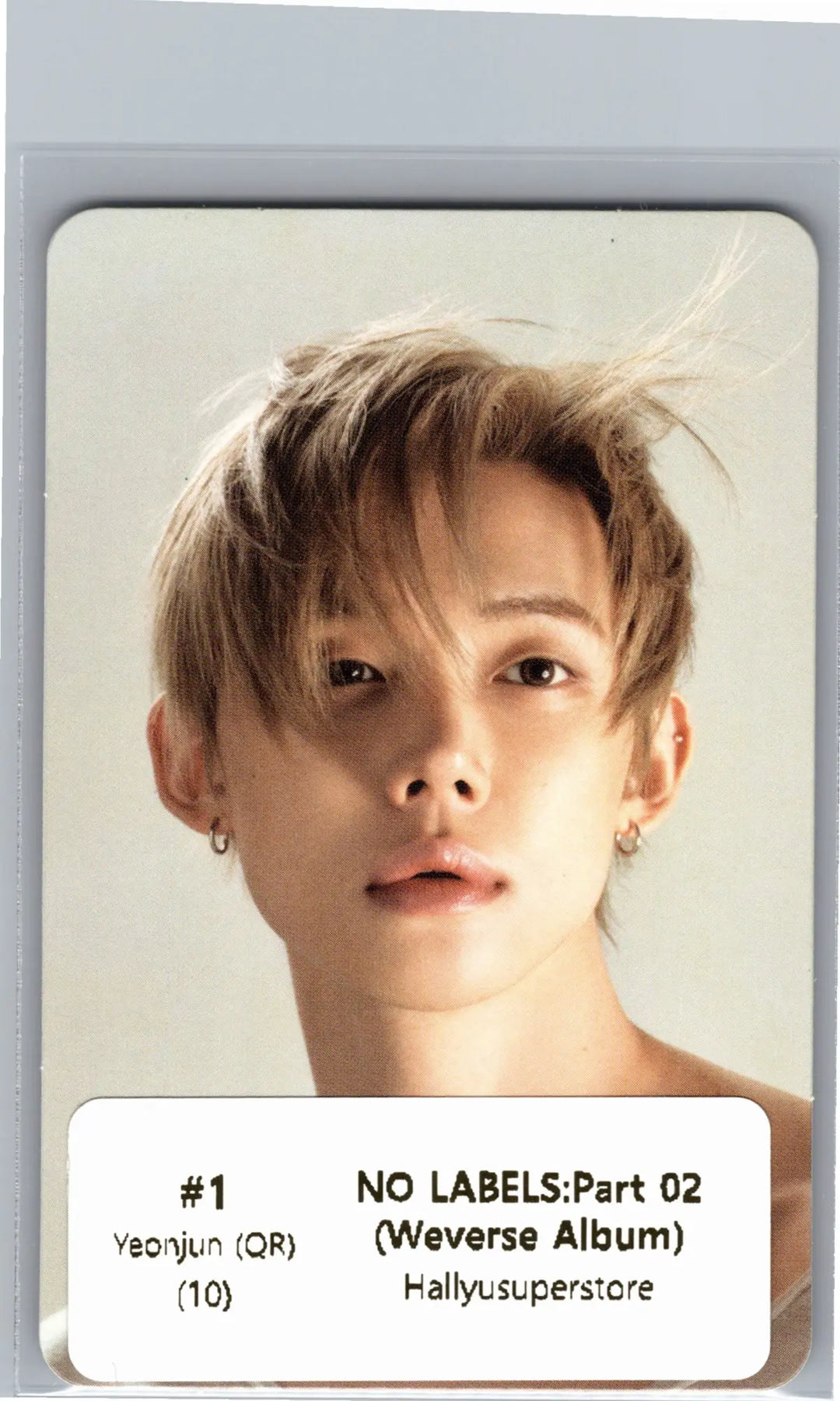 YEONJUN (of TXT) "NO LABELS: PART 02" - Official Photocard (Weverse album Ver.) [26.07.13]