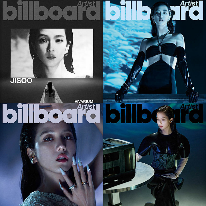 [Pre-Order] JISOO (of Blackpink)- Billboard Artist (A,B,C,D Version Choose)+Phost card