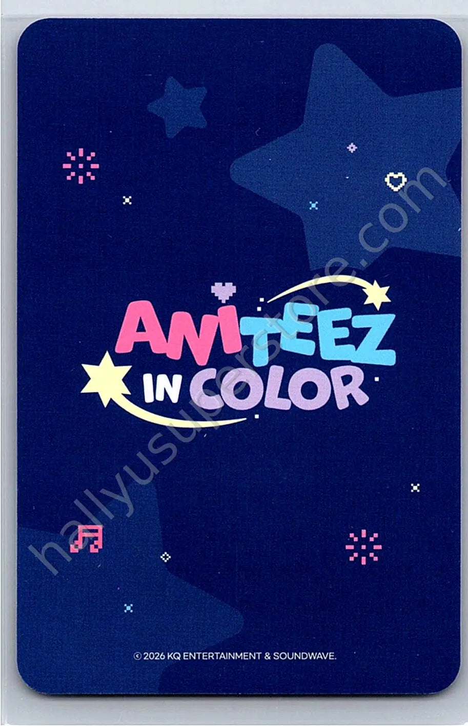 ATEEZ - Jongho - ANITEEZ IN COLOR trading card version 1