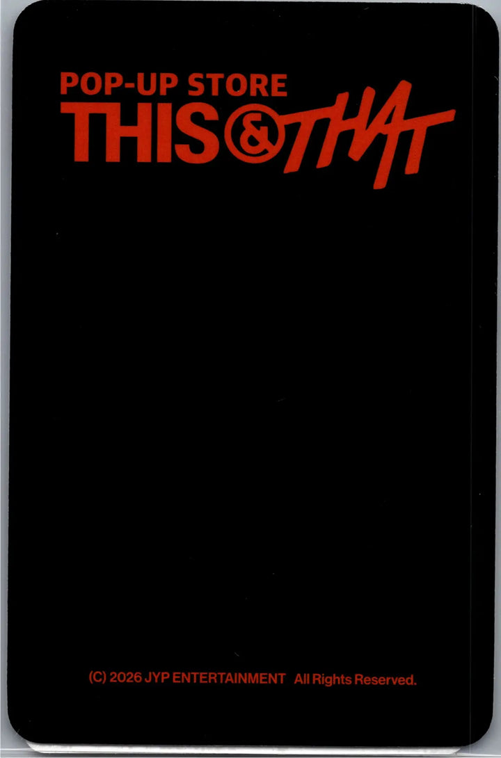 Stray Kids "THIS &amp; THAT" - POP-UP Store Offciail MD Event Photocard [26.08.10]