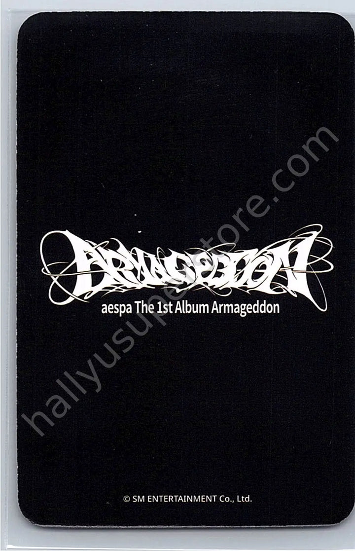 aespa - Winter - aespa - Winter - Armageddon Album soundwave pob (pre-order benefit)