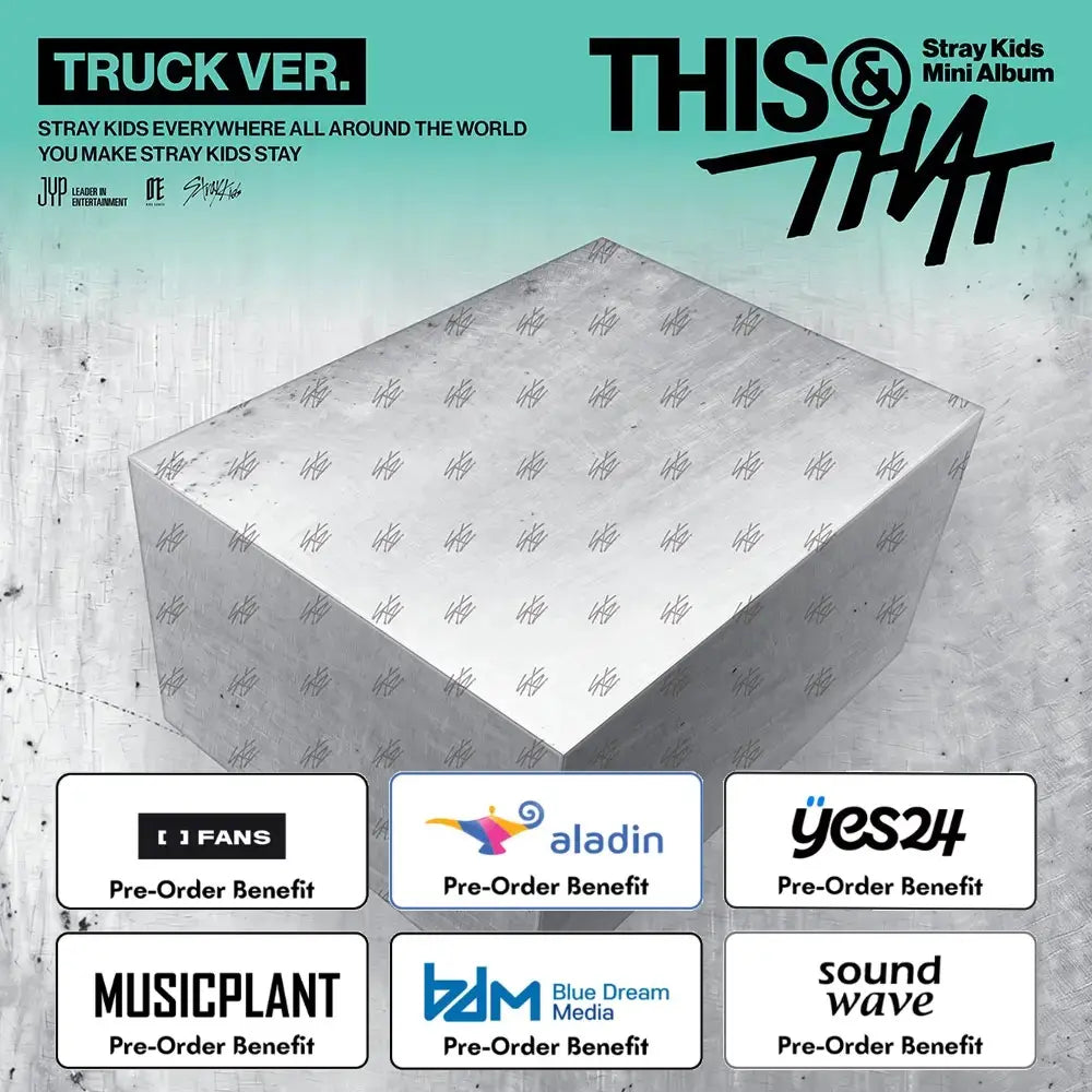 [Pre-Order] Stray Kids - THIS & THAT (TRUCK VER.) + Pre-Order benefit (Choose Version)