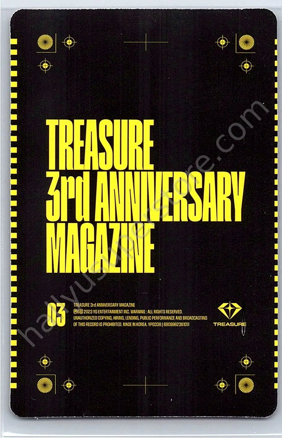 TREASURE - Jihoon - 3rd Anniversary Magazine photocard