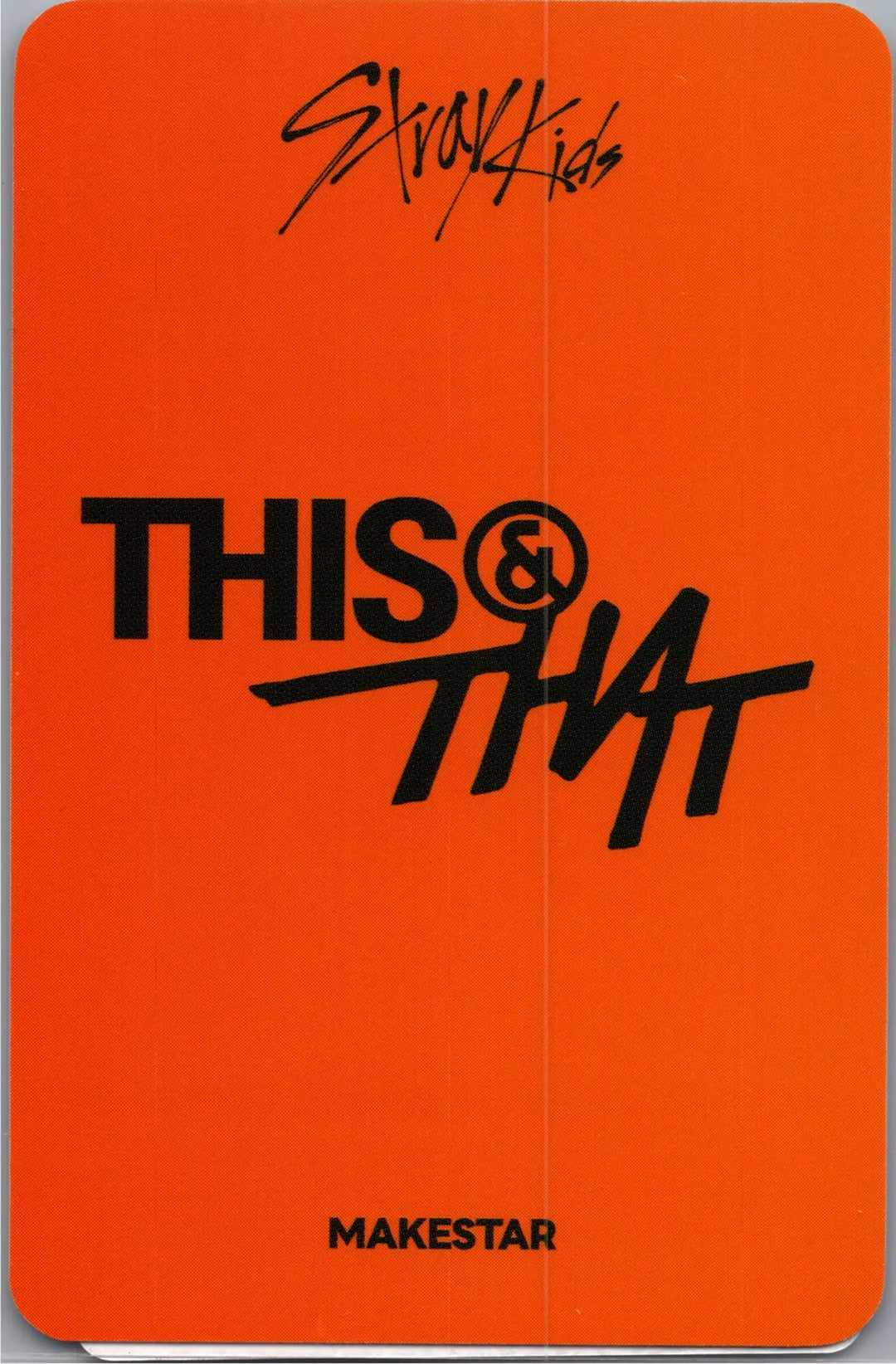 Stray Kids "THIS &amp; THAT" - Makestar Pre-Order Benefit Hologram Photocard [26.08.13]
