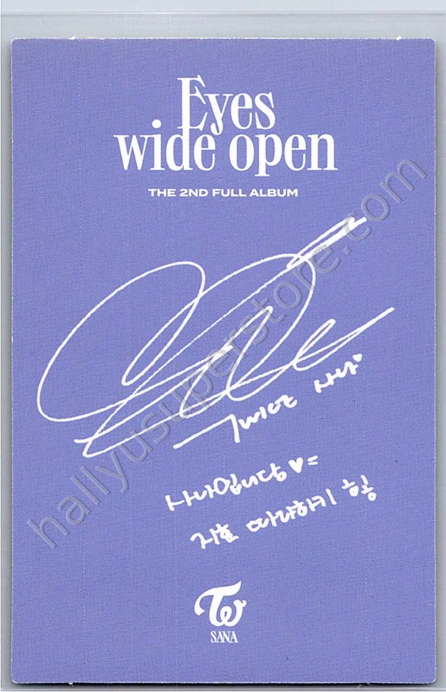 TWICE - Sana - Eyes Wide Open album photocard