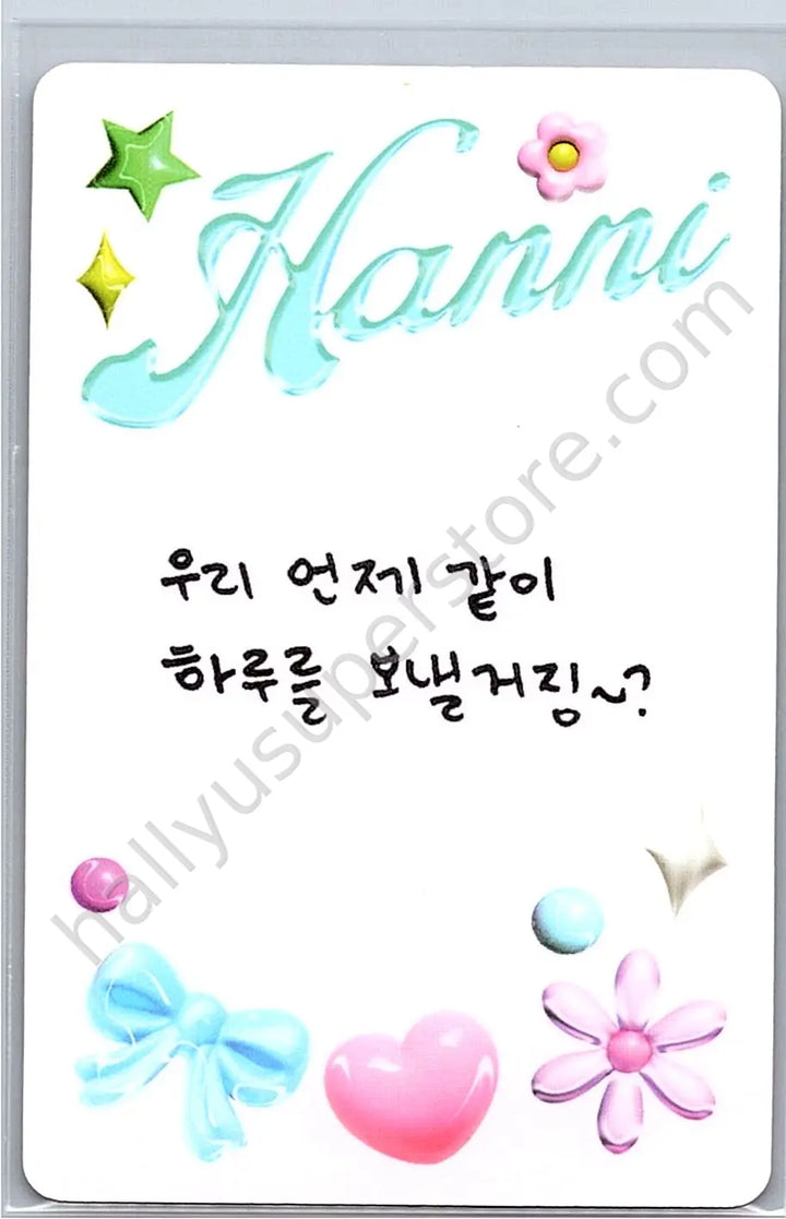 NewJeans - Hanni - NewJeans 2nd EP “Get Up” album photocard B version version 2 weverse album version