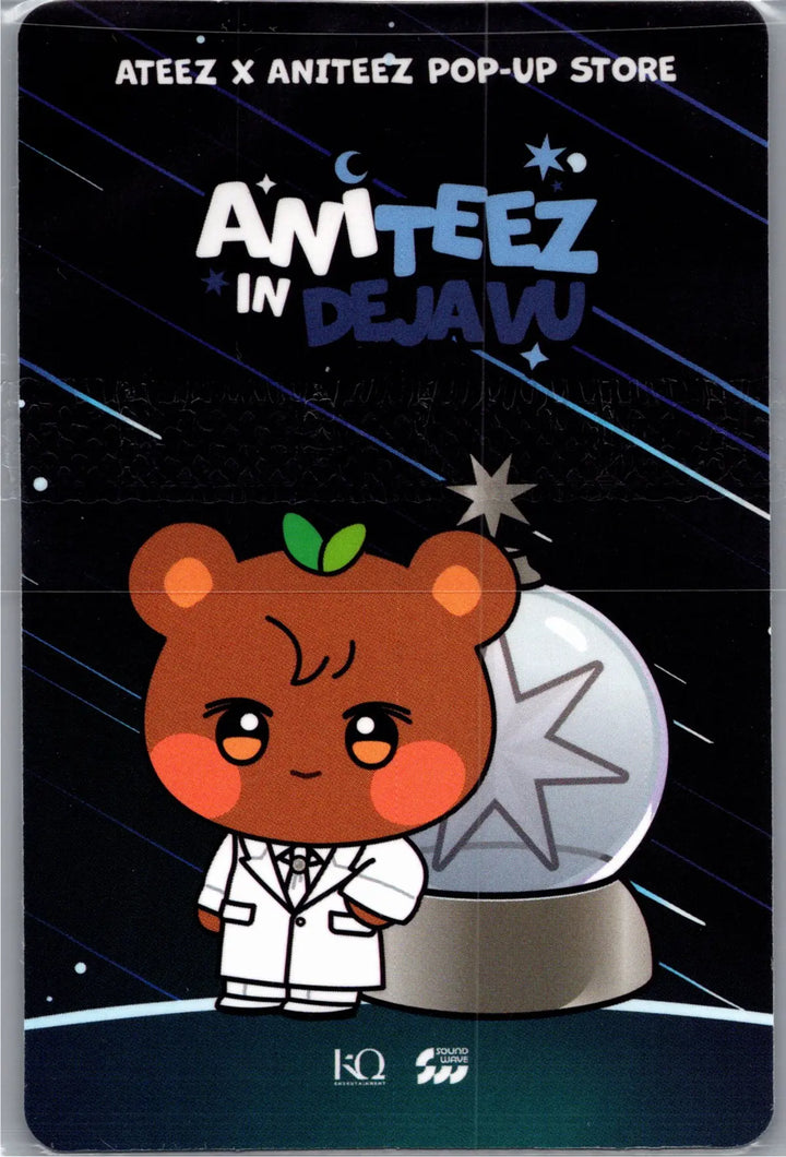 ATEEZ "ANITEEZ IN Deja Vu" - ATEEZ X ANITEEZ POP-Store Official MD Event Photocard (2) [26.08.21]