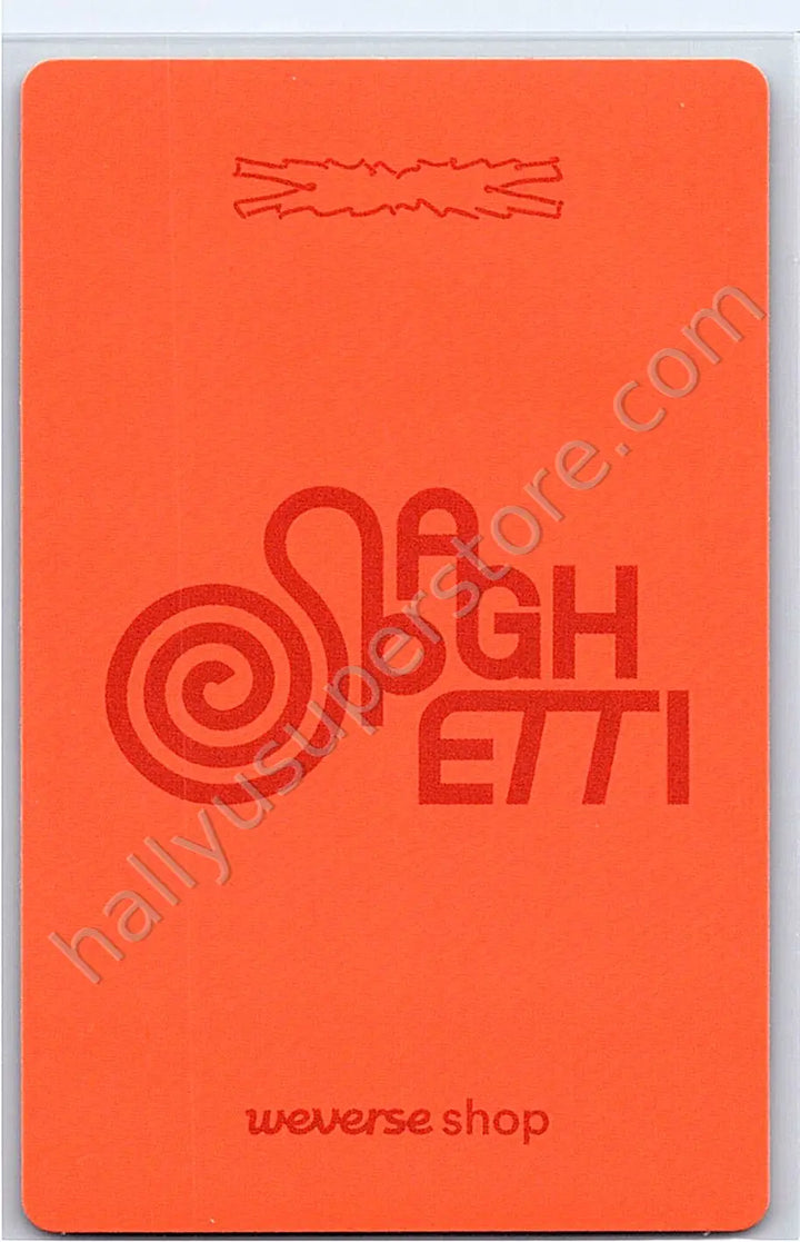 LE SSERAFIM - Kazuha - SPAGHETTI pob (pre-order benefit) standard version weverse global shop (wvg)