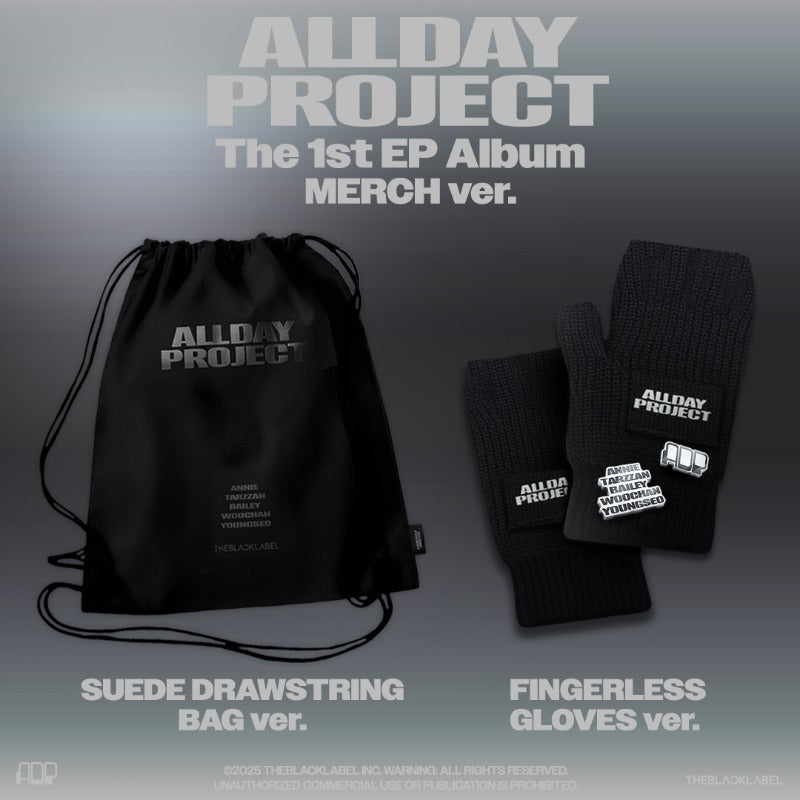 ** [Pre-Order] ALLDAY PROJECT - 1st EP Album 'ALLDAY PROJECT' MERCH ver. + Pre-Order Benefit (Choose version) [Random,Set]