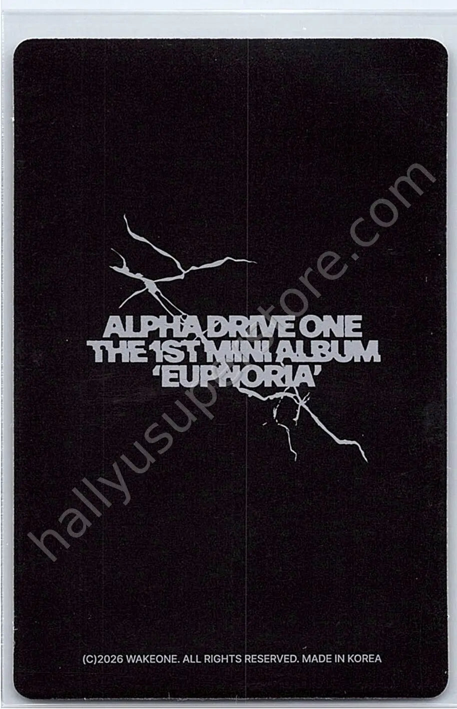 ALPHA DRIVE ONE - Sanghyeon - EUPHORIA freak alarm version lucky draw (LD) merch photocard trading card