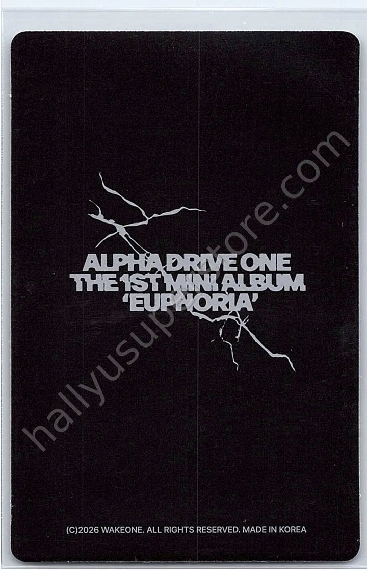 ALPHA DRIVE ONE - Sanghyeon - EUPHORIA freak alarm version lucky draw (LD) merch photocard trading card