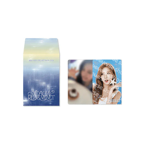[Pre-Order] Red Velvet - A Day in Red & Velvet Official MD (RANDOM TRADING CARD)