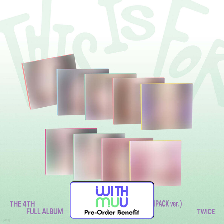 **[Pre-Order] TWICE - 4th ALBUM "THIS IS FOR CONFETTI" + Pre-Order Benefit [Digipack ver.]