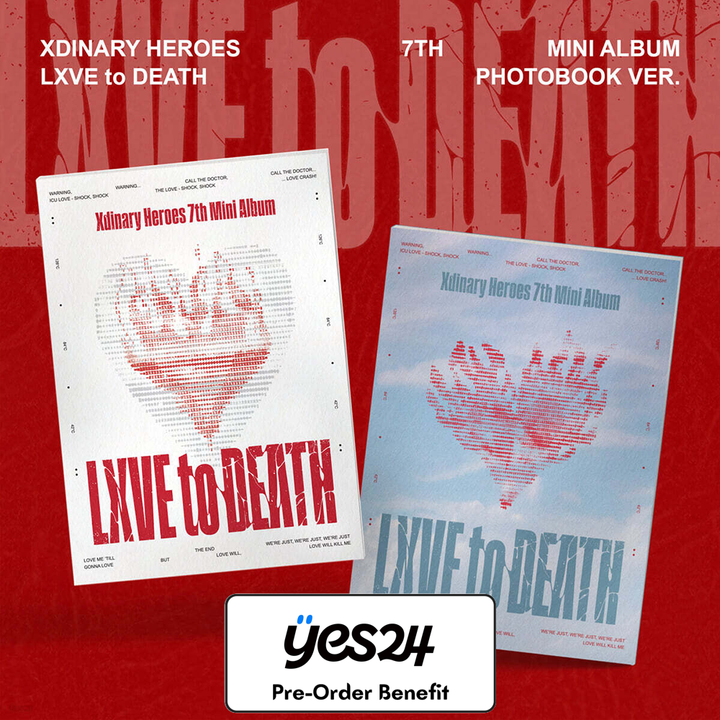 [Pre-Order] Xdinary Heroes - 7th Mini Album "LXVE to DEATH" [PhotobookVer.] +Pre-Order Benefit Photocard