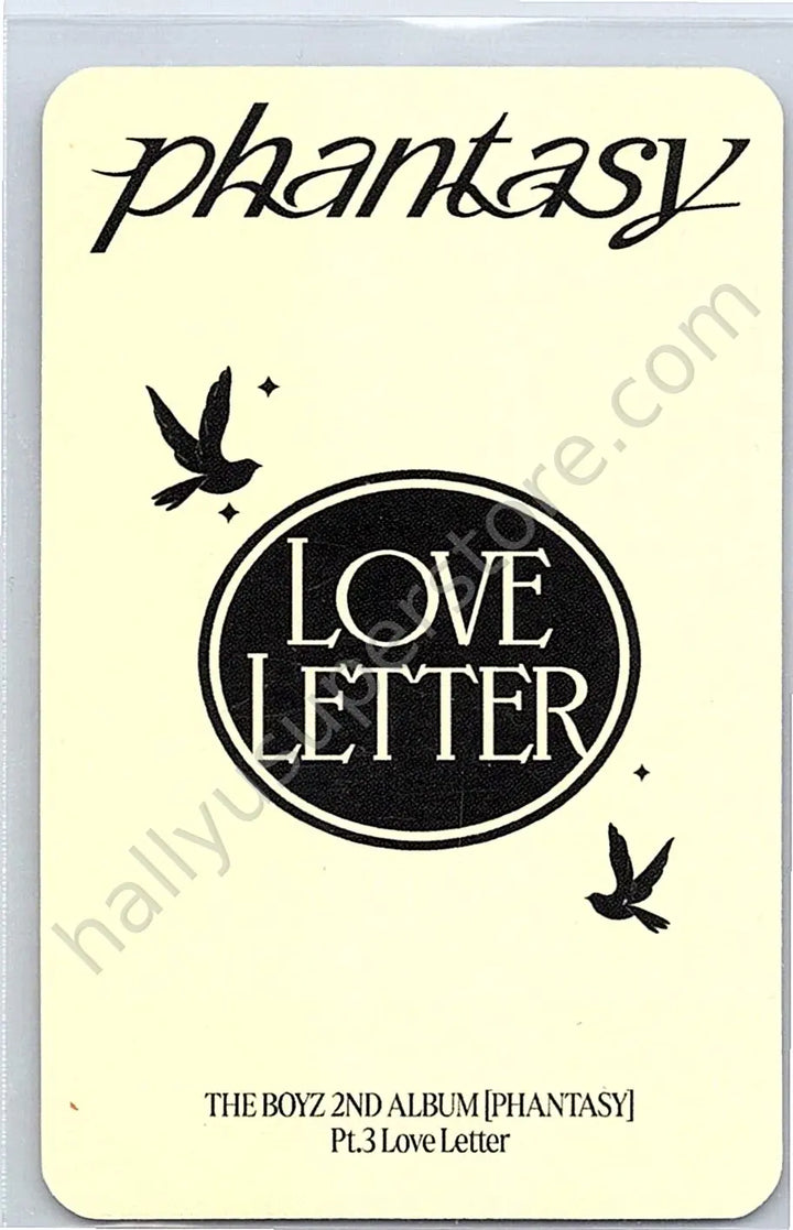 THE BOYZ - Kevin - Phantasy Pt. 3: Love Letter album photocard platform version send version