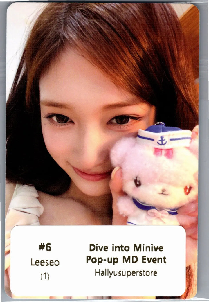 IVE - "Dive into Minive" POP-UP Store Official MD Event Photocard [26.07.30]