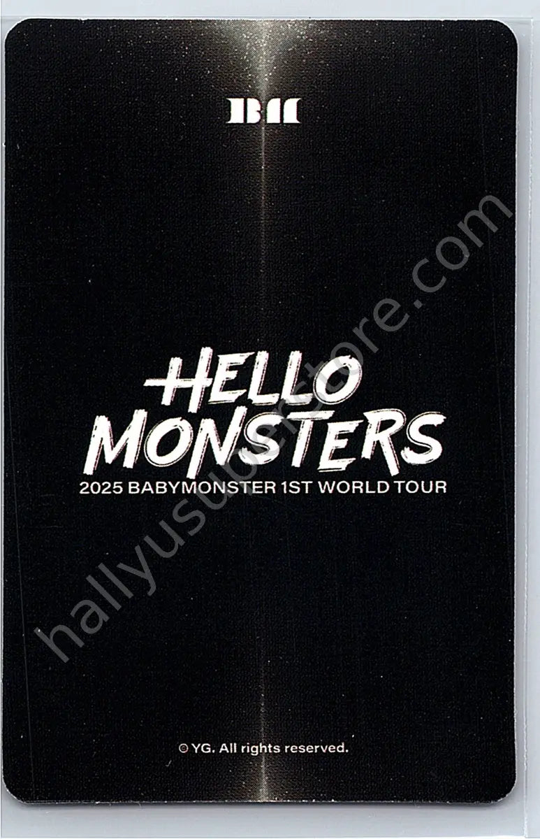 BABYMONSTER - Pharita - BABYMONSTER - Ruka - Hello Monsters 1st World Tour Event tour merch trading card