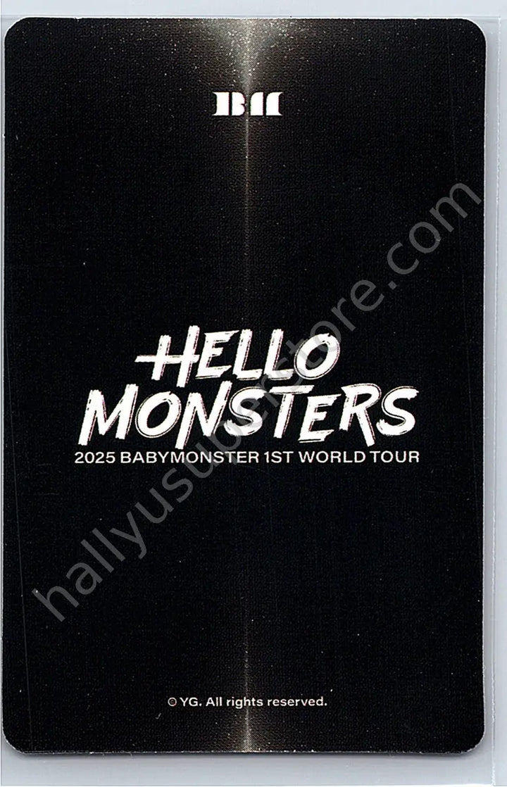 BABYMONSTER - Pharita - BABYMONSTER - Ruka - Hello Monsters 1st World Tour Event tour merch trading card