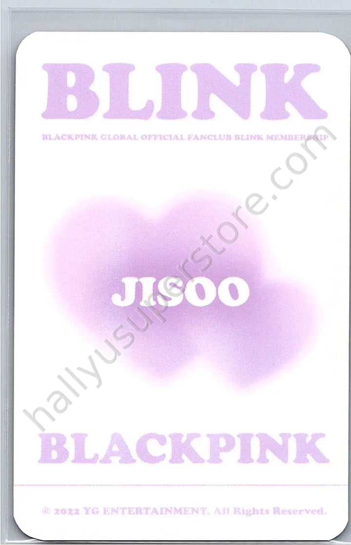 BLACKPINK - Jisoo - BLACKPINK - Jisoo - BLINK MEMBERSHIP Other membership general kit
