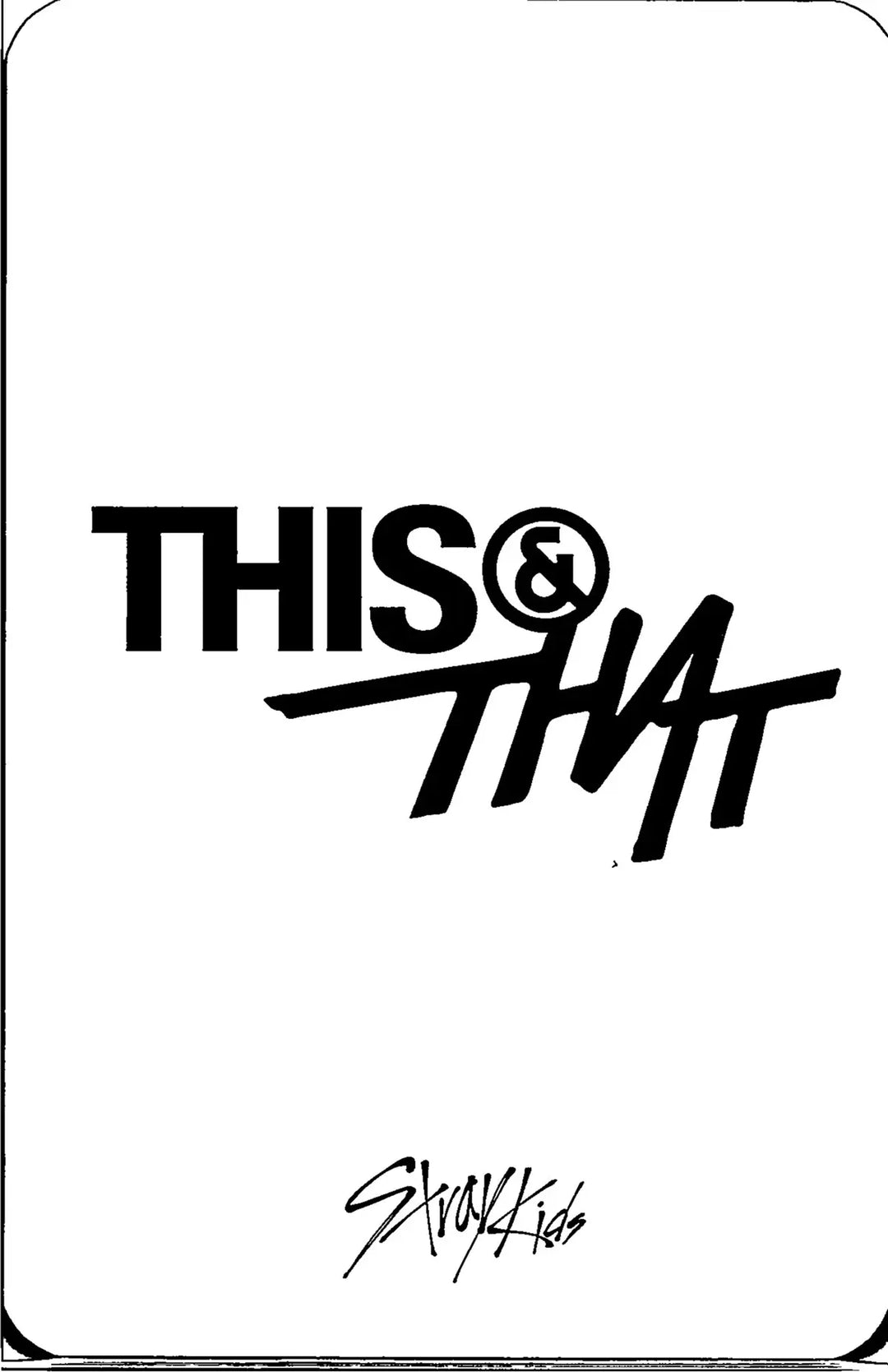 Stray Kids "THIS &amp; THAT" - Music Korea Pre-Order Benefit Photocard [26.08.11]