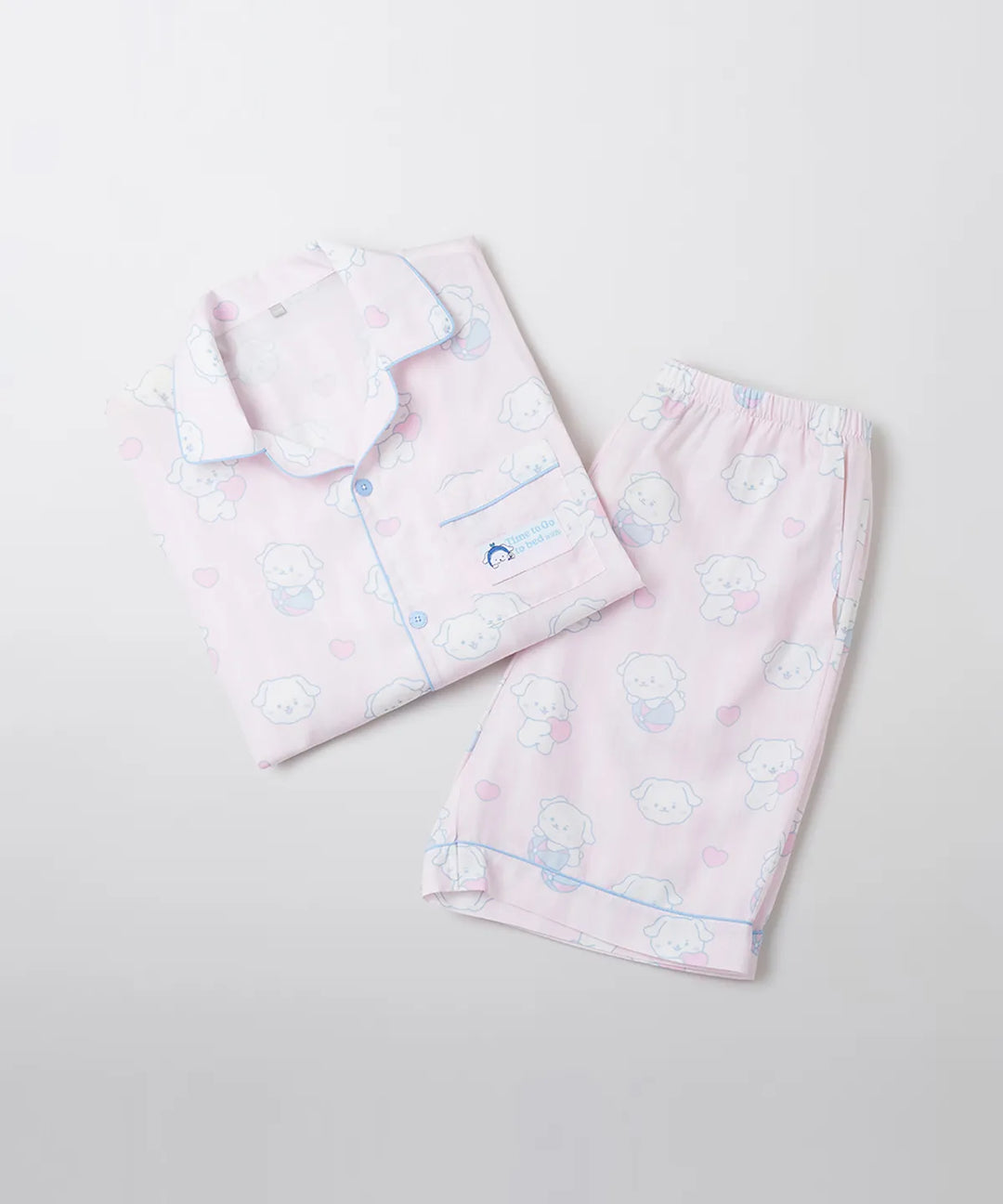 **[Pre-Order] SPAO & MONMUNGCHI X & MUSINSA 25SS SUMMER NIGHT COLLECTION [Short-sleeved pajamas]