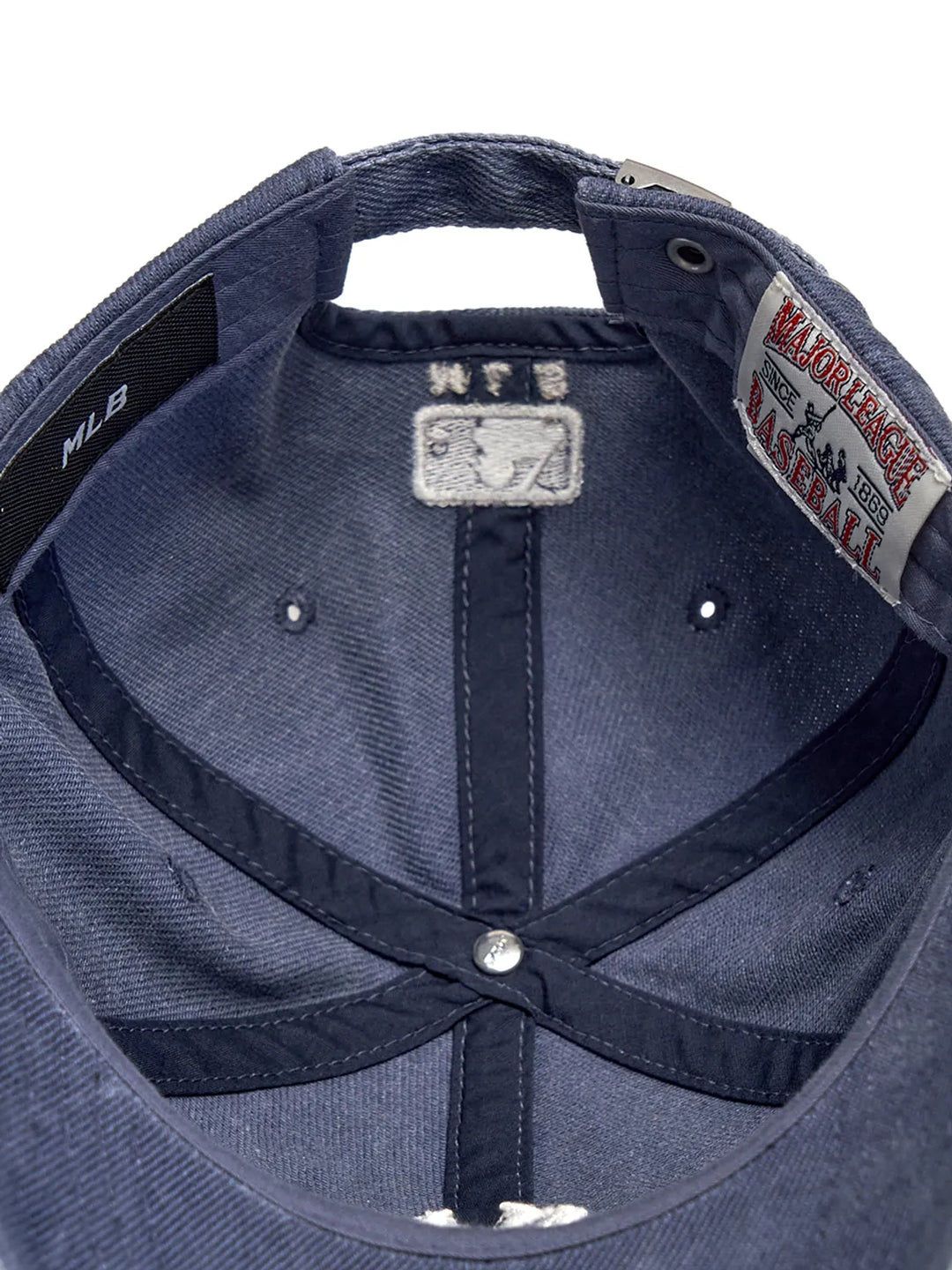 ** [Pre-Order] AESPA - Wearing KARINA Basic Washing Unstruck Ball Cap NY (Navy)