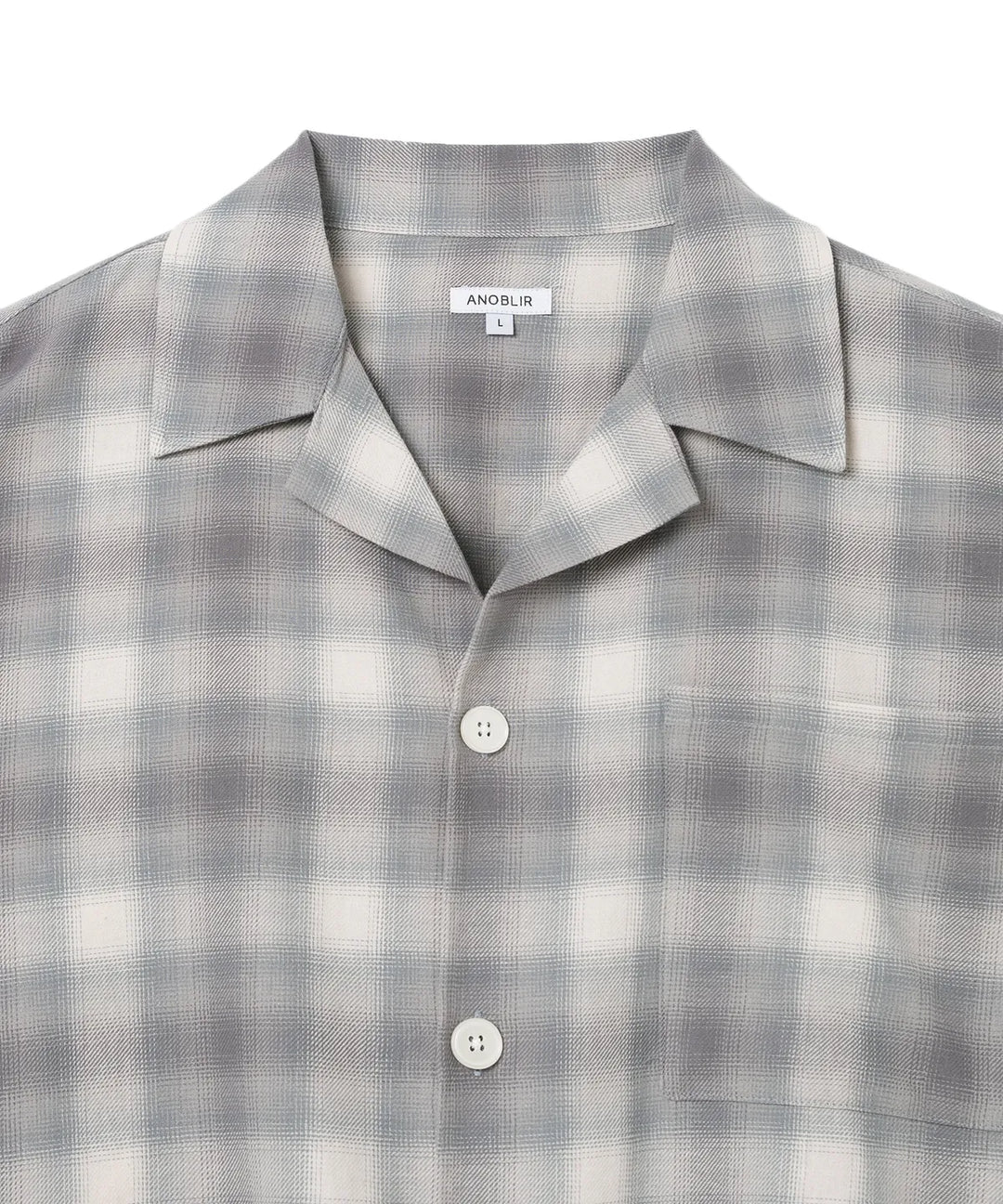 **QWER -Magenta Ombre checkered flare shirt [Green]