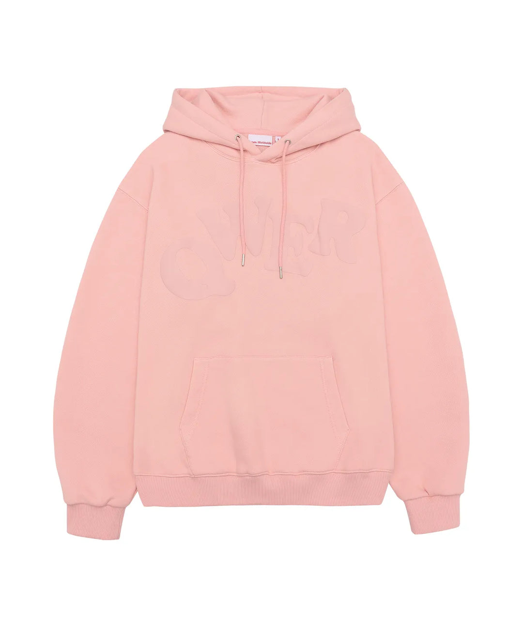 **QWER -Ames-Worldwide  QWER BIG TYPO HOODIE PINK